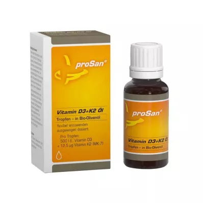 PROSAN Vitamín D3+K2 olej, 20 ml
