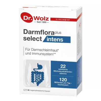 DARMFLORA plus vybrané intenzívne kapsule, 80 ks