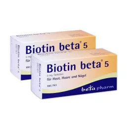 BIOTIN BETA 5 tabliet, 200 ks