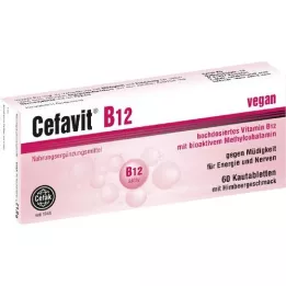 CEFAVIT B12 žuvacie tablety, 60 kapsúl