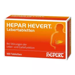 HEPAR HEVERT Tablety na pečeň, 100 ks