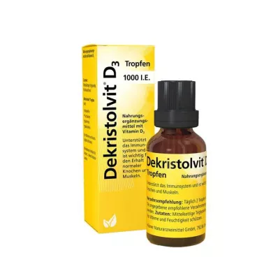 DEKRISTOLVIT D3 1 000 I.U. kvapky, 10 ml