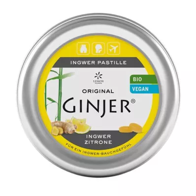 INGWER GINJER Pastilky bio citrón, 40 g