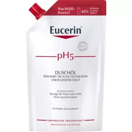 EUCERIN Náplň sprchového oleja pH5 pre citlivú pokožku, 400 ml