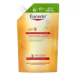 EUCERIN Náplň sprchového oleja pH5 pre citlivú pokožku, 400 ml