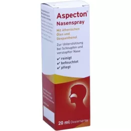 ASPECTON Nosový sprej zodpovedá 1,5% fyziologickému roztoku, 20 ml