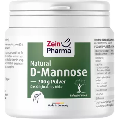 NATURAL D-manóza z brezy ZeinPharma prášok, 200 g