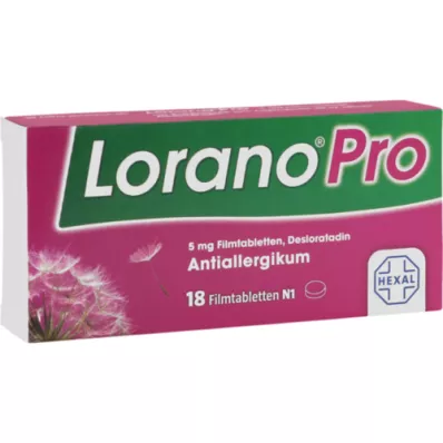 LORANOPRO 5 mg filmom obalené tablety, 18 kusov