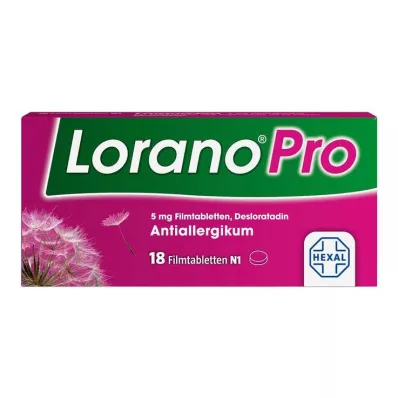 LoranoPro 5 mg filmom obalené tablety, 18 ks LoranoPro 5 mg filmom obalené tablety, 18 ks