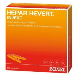 HEPAR HEVERT injekčné ampulky, 100X2 ml