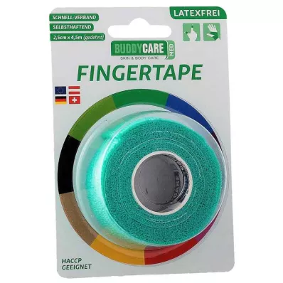Buddycare páska na prsty bez latexu zelená, 1 ks Buddycare páska na prsty bez latexu zelená, 1 ks