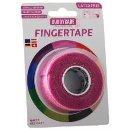 FINGERTAPE bez latexu BUDDYCARE MED ružová, 1 ks