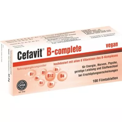 CEFAVIT B-kompletné filmom obalené tablety, 100 ks