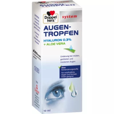 DOPPELHERZ Očné kvapky Hyaluron 0,3% systém, 10 ml