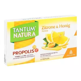 Tantum Natura Propolis s citrónovou &amp; medovou arómou (15 kusov)
