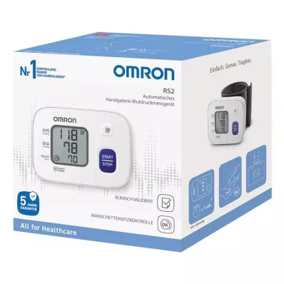 Omron RS2 tlakomer na zápästie Hem-6161-D, 1 ks Omron RS2 tlakomer na zápästie Hem-6161-D, 1 ks
