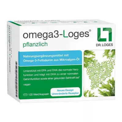 OMEGA3-Loges rastlinné kapsuly, 120 kapsúl OMEGA3-Loges rastlinné kapsuly, 120 kapsúl