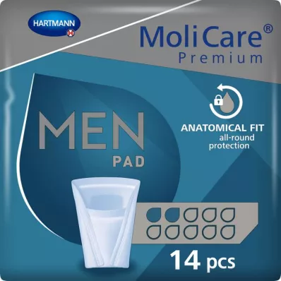 MOLICARE Premium MEN Podložka 2 kvapky, 14 ks