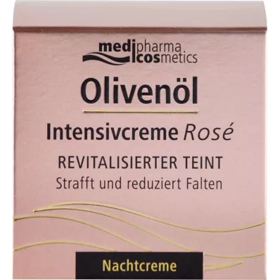 OLIVENÖL INTENSIVCREME Ružový nočný krém, 50 ml