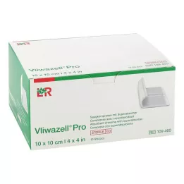 VLIWAZELL Pro superabsorb.compress.sterile 10x10 cm, 10 ks