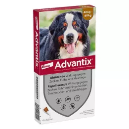 ADVANTIX Spot-on roztok na aplikáciu na psa 40-60 kg, 4X6,0 ml