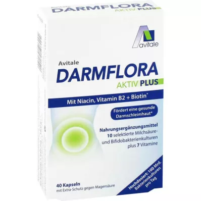 DARMFLORA Active Plus 100 miliárd baktérií + 7 vitamínov, 40 ks