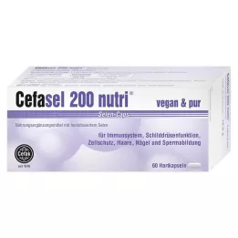 CEFASEL 200 výživných kapsúl so selénom, 60 ks