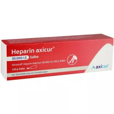 HEPARIN AXICUR 30 000 I.U. masť, 100 g