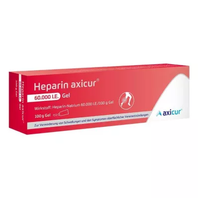 HEPARIN AXICUR 60 000 I.U. gél, 100 g HEPARIN AXICUR 60 000 I.U. gél, 100 g