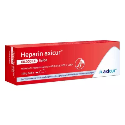 HEPARIN AXICUR 60 000 I.U. masť, 100 g HEPARIN AXICUR 60 000 I.U. masť, 100 g