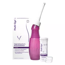MULTI-GYN Vaginálna sprcha combipack šumivé tablety, 1 P