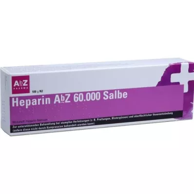 HEPARIN AbZ 60.000 Masť, 100 g