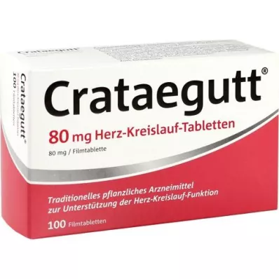 CRATAEGUTT 80 mg kardiovaskulárne tablety, 100 ks