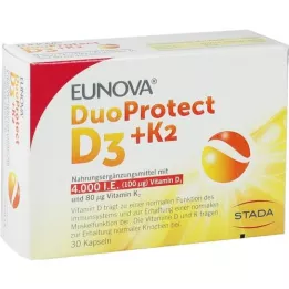 EUNOVA DuoProtect D3+K2 4000 I.U./80 μg kapsúl, 30 ks