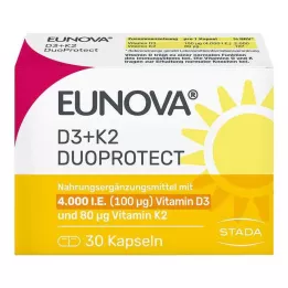 EUNOVA DuoProtect D3+K2 4000 I.U./80 μg kapsúl, 30 ks