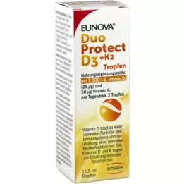EUNOVA DuoProtect D3+K2 1000 I.U./50 μg kvapky, 11,5 ml