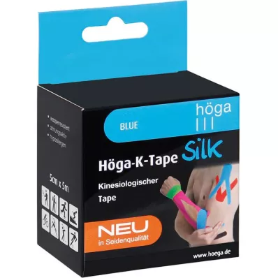 HÖGA-K-TAPE Silk 5 cmx5 m l.fr.blue kinesiol.tape, 1 ks