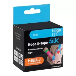 HÖGA-K-TAPE Silk 5 cmx5 m l.fr.blue kinesiol.tape, 1 ks