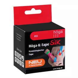 HÖGA-K-TAPE Silk 5 cmx5 m l.fr.red kinesiol.tape, 1 ks