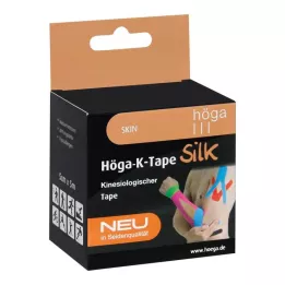 HÖGA-K-TAPE Silk 5 cmx5 m l.fr.skin kinesiol.tape, 1 ks