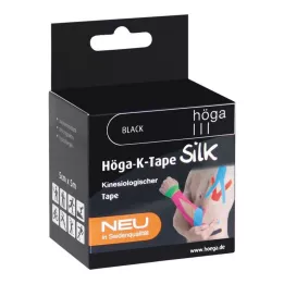 HÖGA-K-TAPE Silk 5 cmx5 m l.fr.black kinesiol.tape, 1 ks