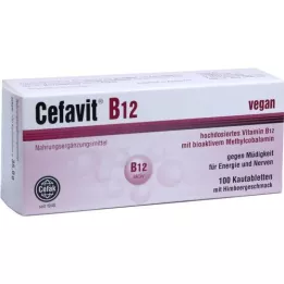 CEFAVIT B12 žuvacie tablety, 100 ks