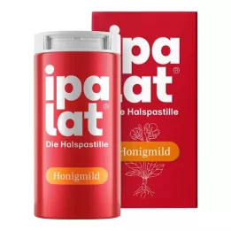 IPALAT Pastilky na hrdlo medové jemné bez mentolu, 40 ks