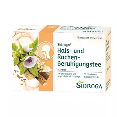 Sidroga čajové filtračné vrecko na upokojenie hrdla a hrdla, 20X1,75 g Sidroga čajové filtračné vrecko na upokojenie hrdla a hrdla, 20X1,75 g