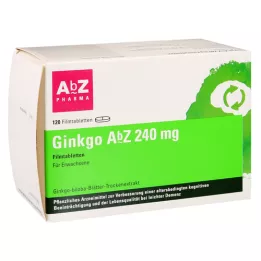 GINKGO AbZ 240 mg filmom obalené tablety, 120 ks