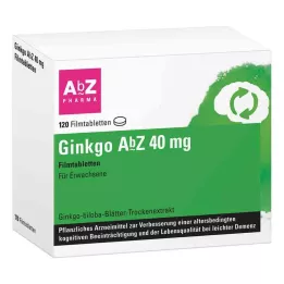 Ginkgo Abz 40 mg filmom obalené tablety (120 kusov)