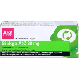 GINKGO AbZ 80 mg filmom obalené tablety, 30 ks