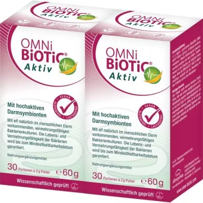 OMNI BiOTiC aktívny prášok, 2x60 g