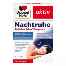 DOPPELHERZ Nachtruhe Valeriánske pastilky na spanie N, 30 kapsúl