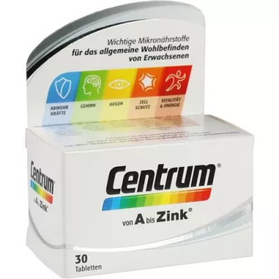 CENTRUM A-Zinc Tablets, 30 kapsúl